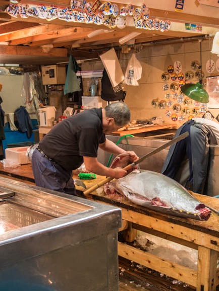 Tuna at Tsukiji FIsh Market 4